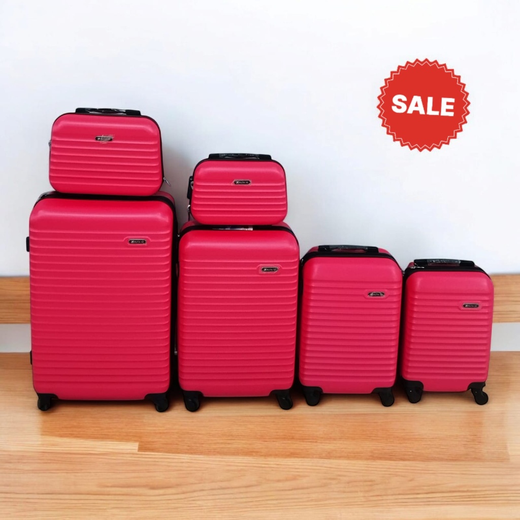 🧳Set de Maletas RUTA 10 (6 Piezas) – ABS + Policarbonato