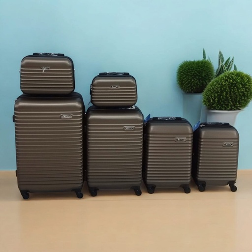 🧳Set de Maletas RUTA 10 (6 Piezas) – ABS + Policarbonato